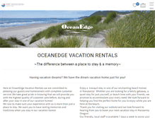 Tablet Screenshot of oceanedge-vacation-rentals.com
